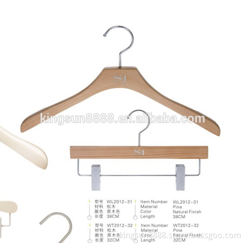 Fashion high quality wooden clothes hanger